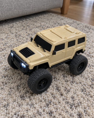 1:64 Scale Mini Desktop RC Crawler - High-Speed Remote Control Off-Road Vehicle Toy with Type-C Charging photo review
